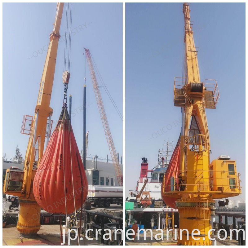 3T40M-Telescopic Boom Marine Crane